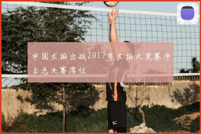 中国女排出战2017年女排大奖赛冲击总决赛席位
