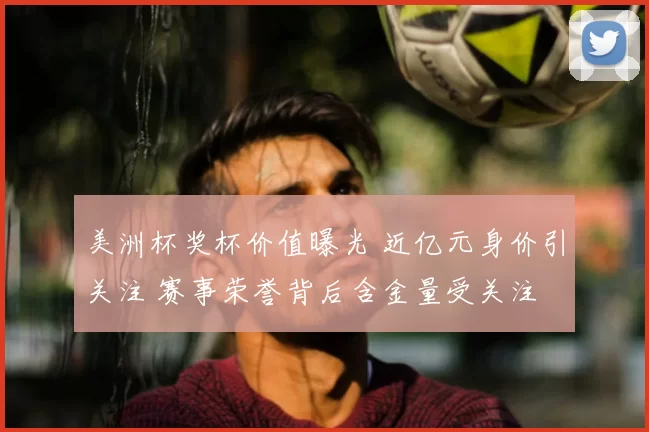 美洲杯奖杯价值曝光 近亿元身价引关注 赛事荣誉背后含金量受关注